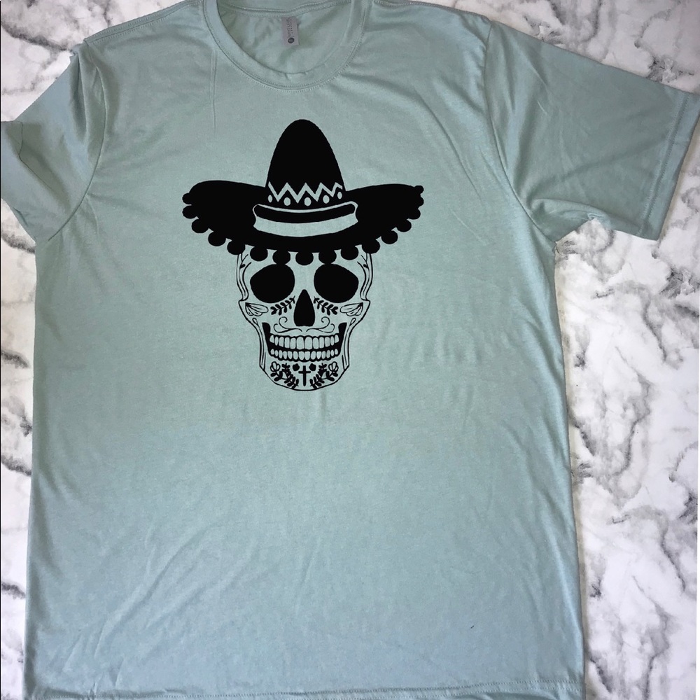 Party skeleton shirt. New